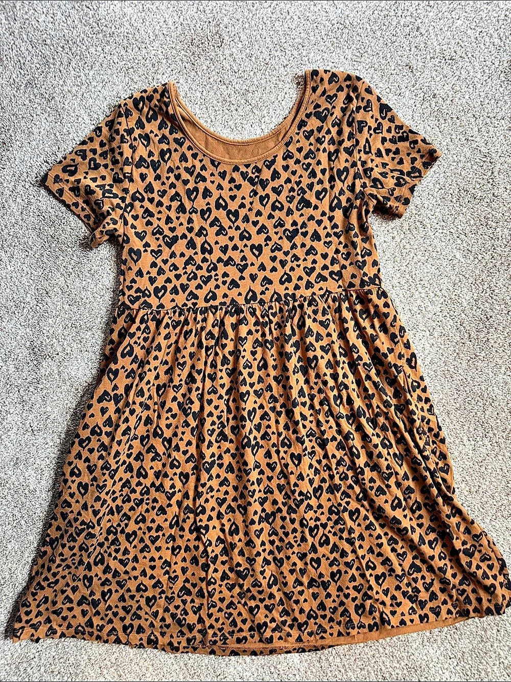 Old Navy Girls Animal Print Dress Size XL (14-16) Like New